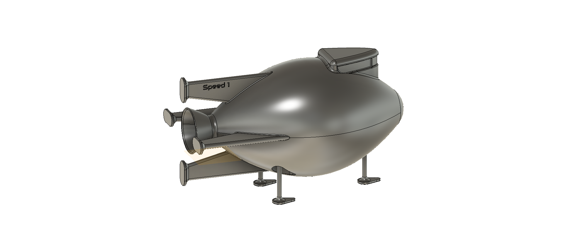Rakete by philipp heinsch download free stl model printables