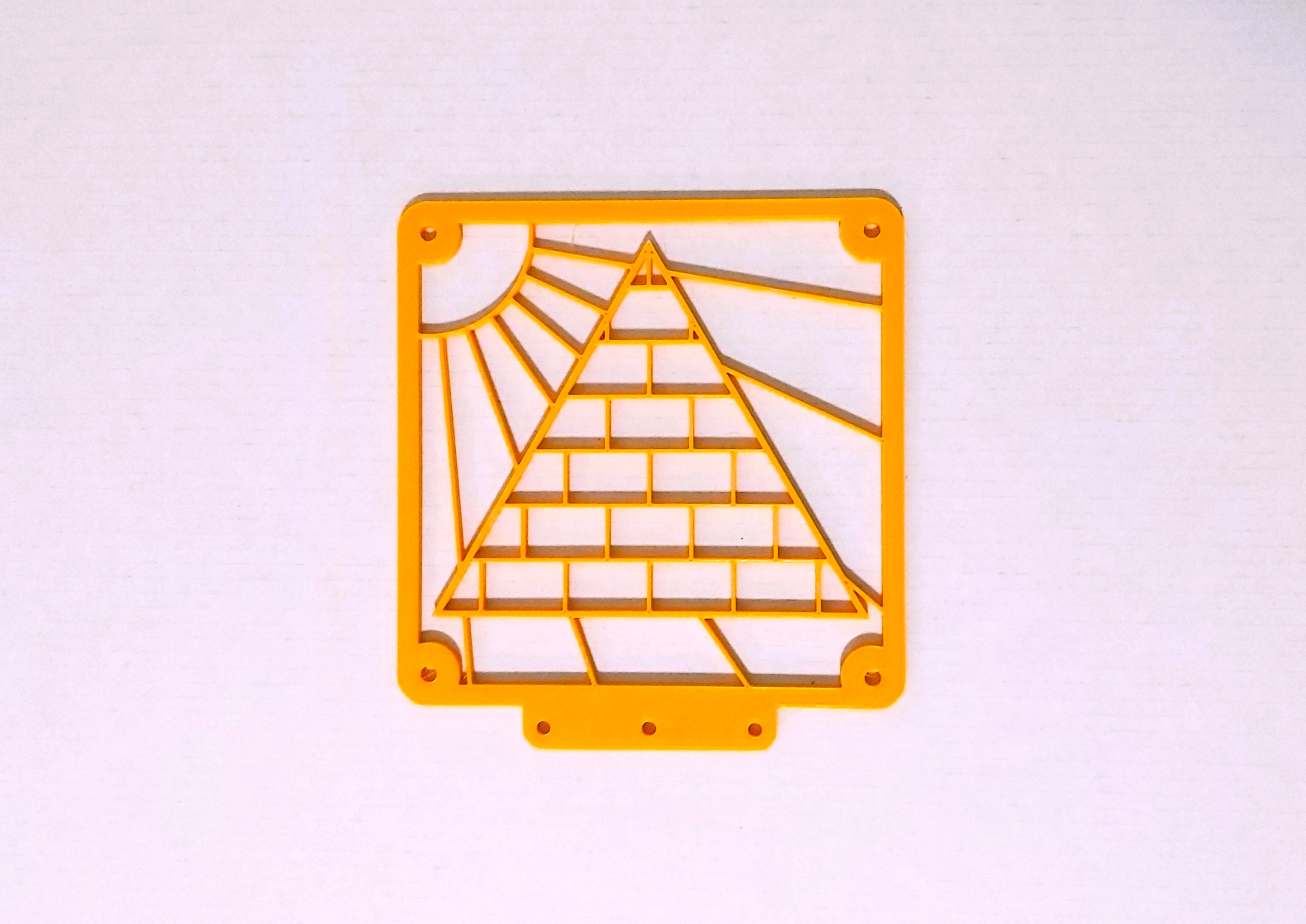 Fan Pyramid Fan grill pyramid for Desktop fan V02 by gskollnau | Download free STL ...