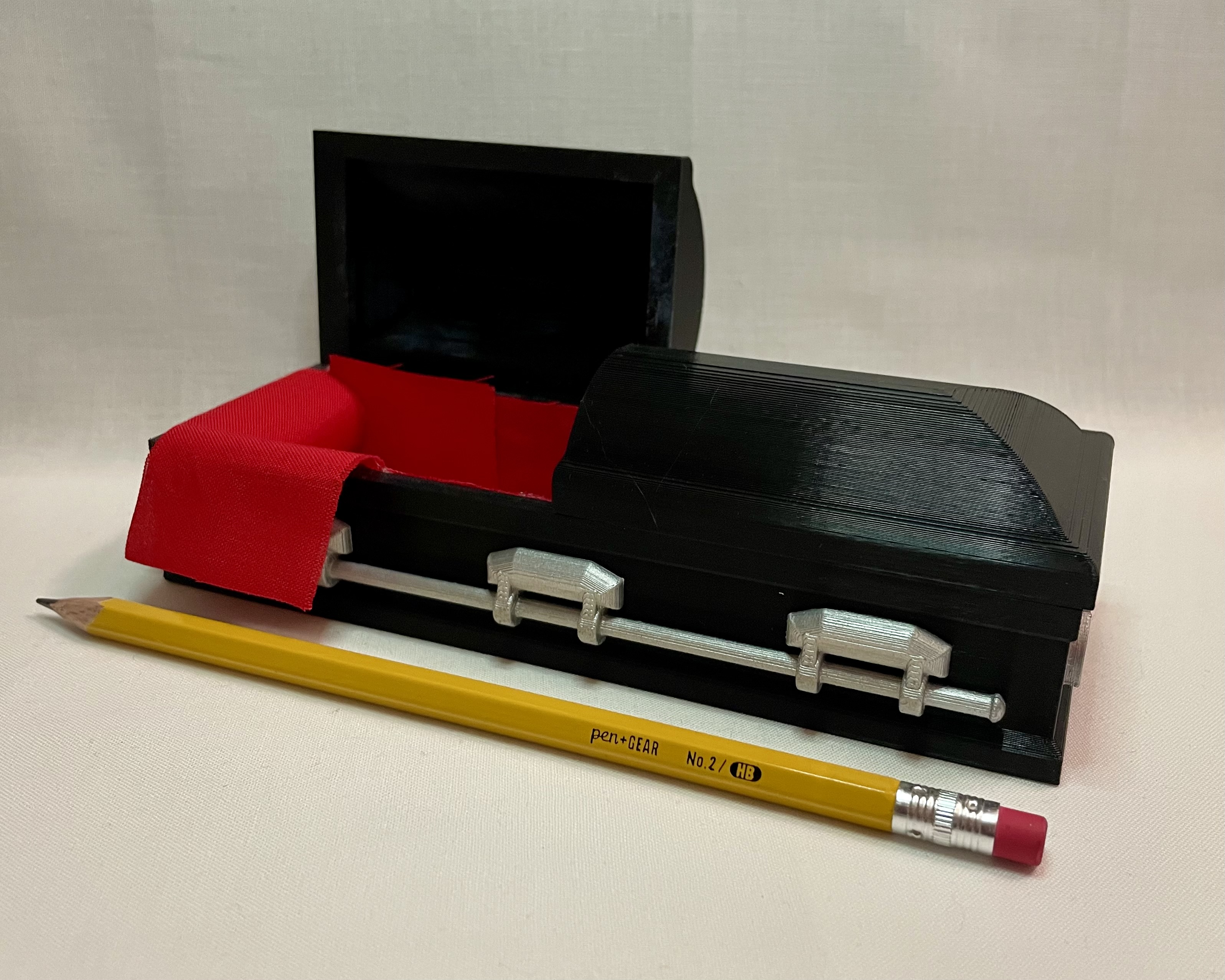 Burial Casket - 1:12 Scale Dollhouse Size