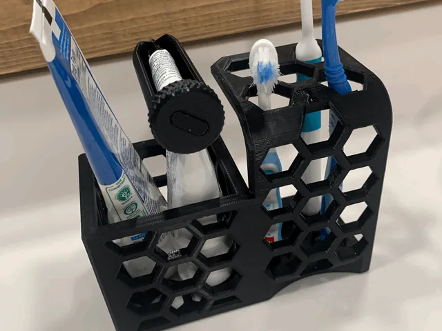 Honeycomb Toothbrush Holder
