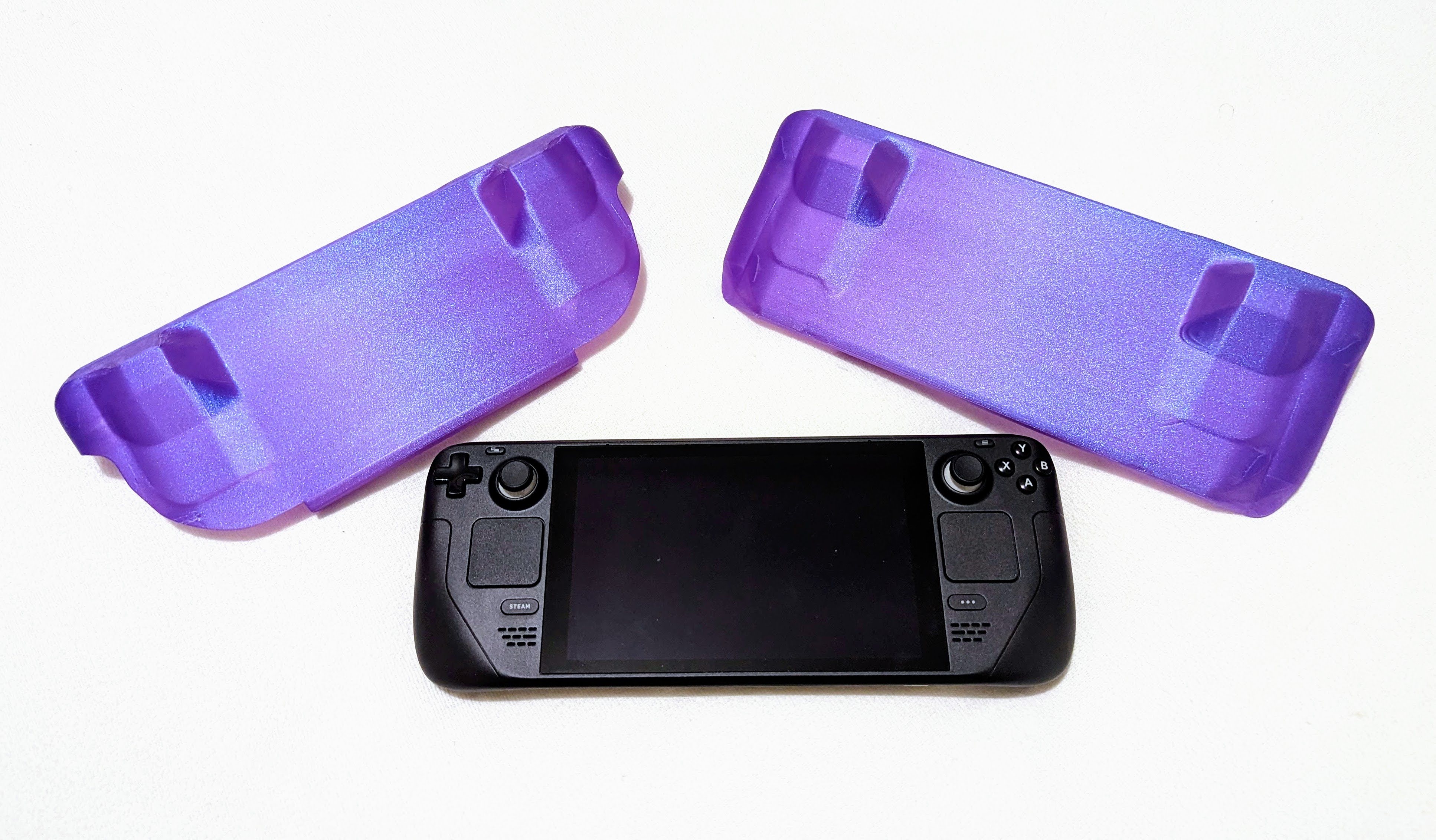 Steam Deck lightweight front cover - protects joysticks and screen