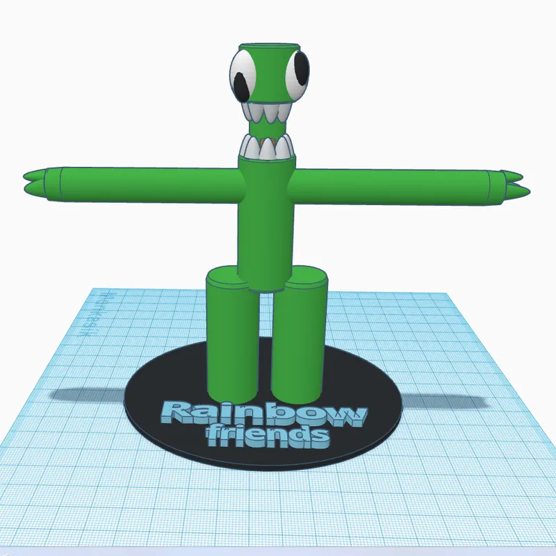 green from rainbow friends (rigged) - Download Free 3D model by yes  (@pacmna) [c8d491f]