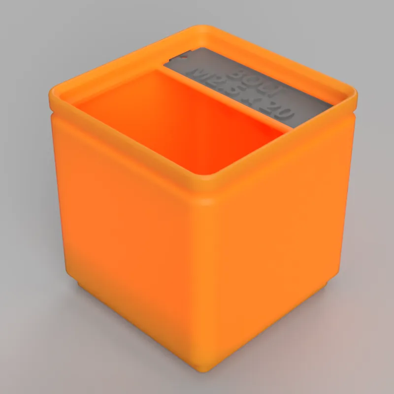 Gridfinity Storage Box by Pred (now parametric) by Pred, Download free STL  model