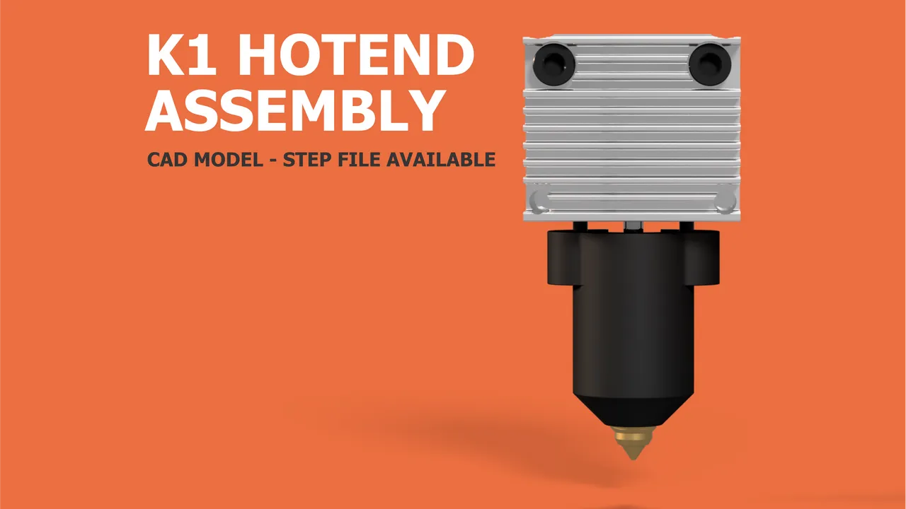 Creality K1 Hotend Assembly CAD Model by Henlor | Download free 