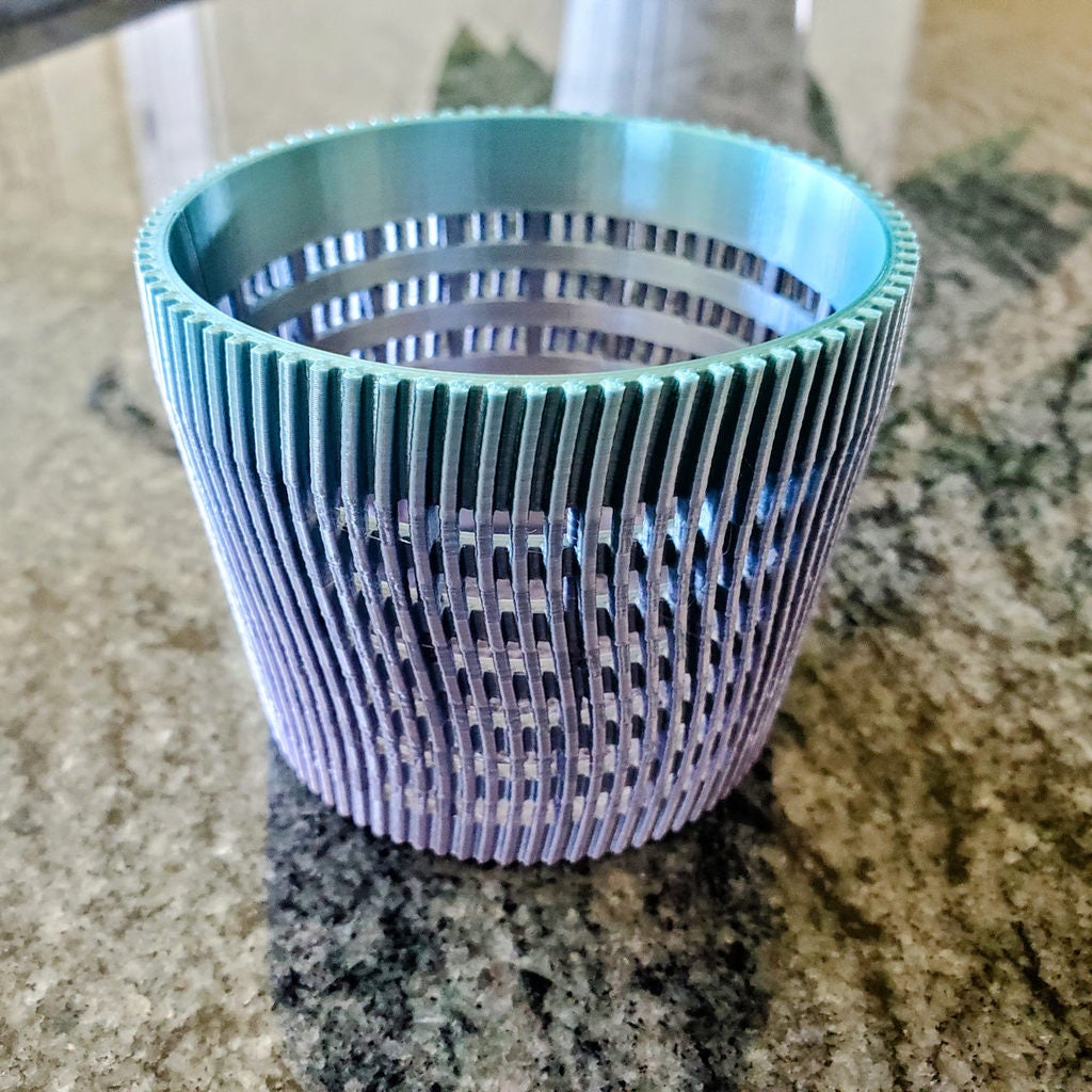 Sine Wave Orchid Pot