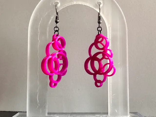 Earrings - circle mayhem