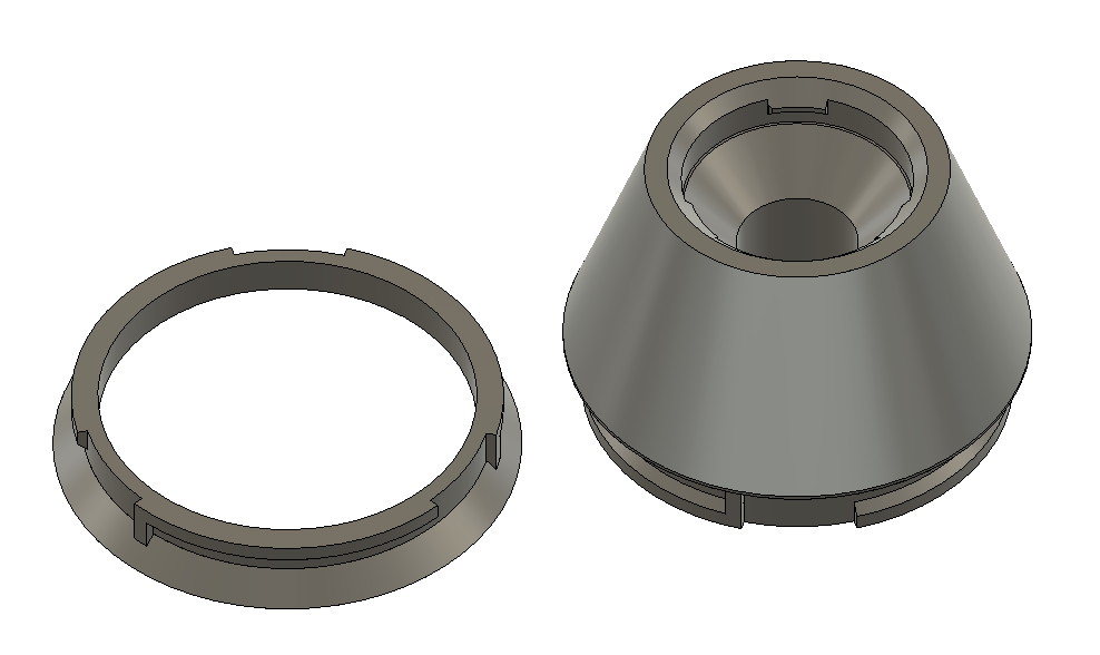 Modular Hydroponic Tower - Self Priming Pump (New Top Piece) and Lower Mounting Bracket