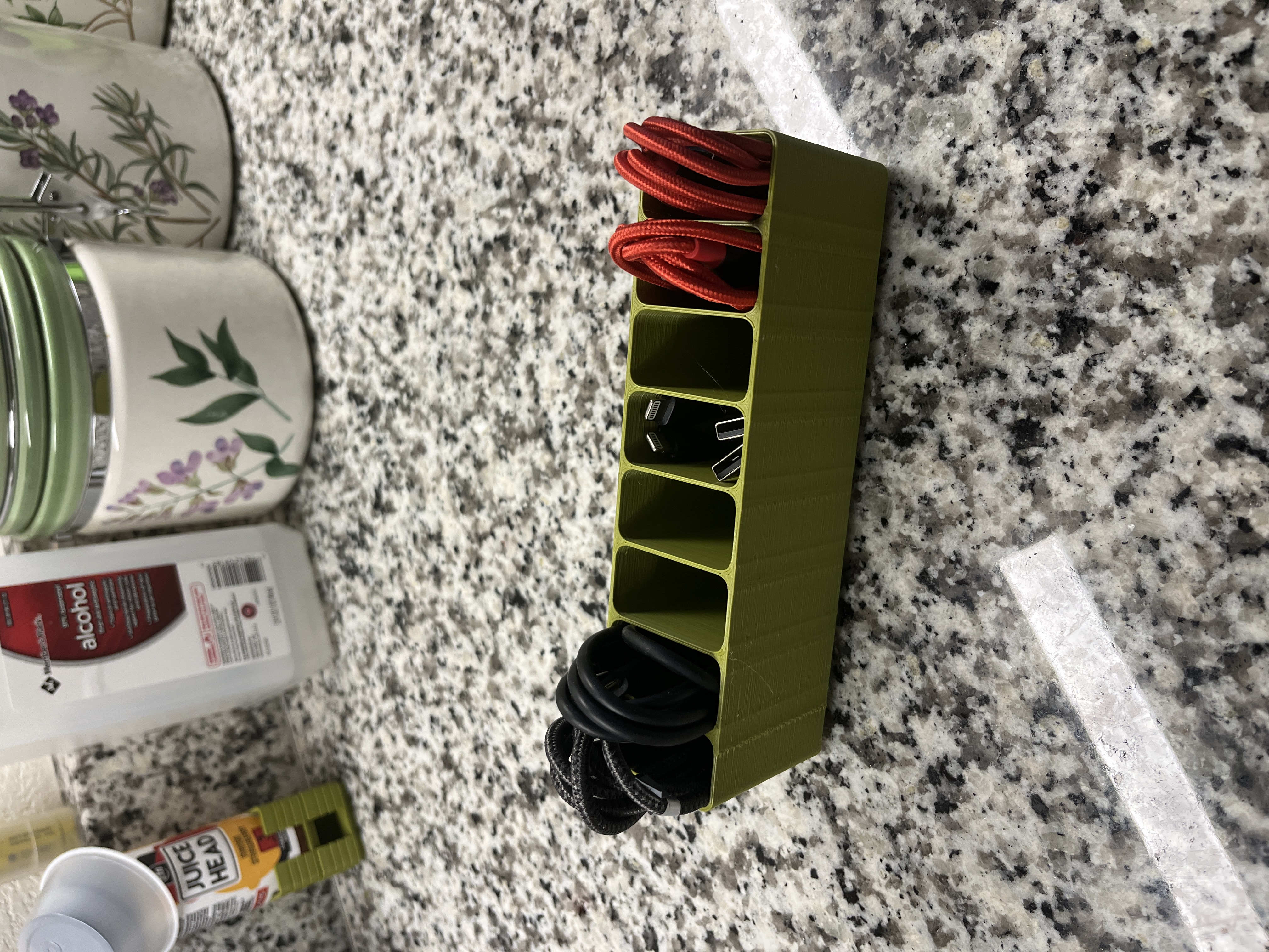 Miniatura 6 do modelo 3D Gridfinity USB Cablemanager 1x4
