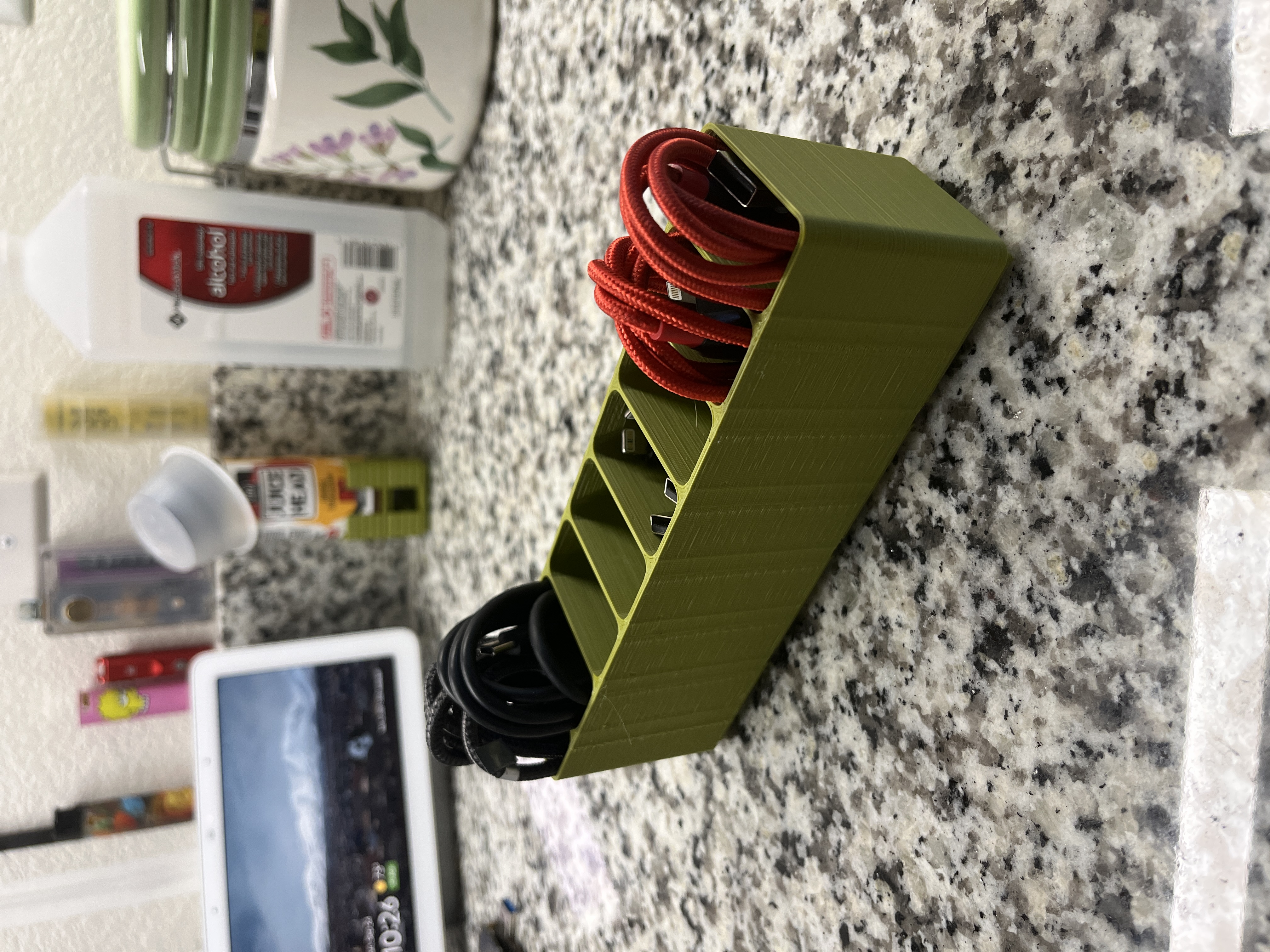Gridfinity USB Cablemanager 1x4