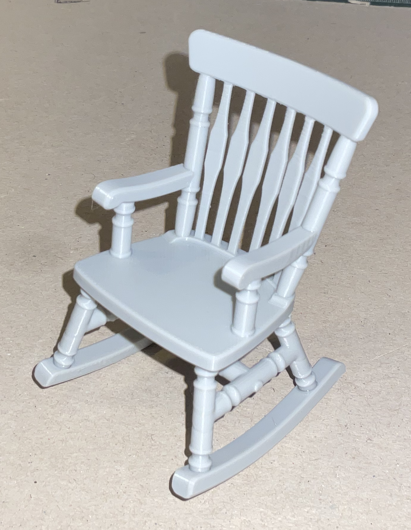 Miniatura 2 do modelo 3D Rocking chair