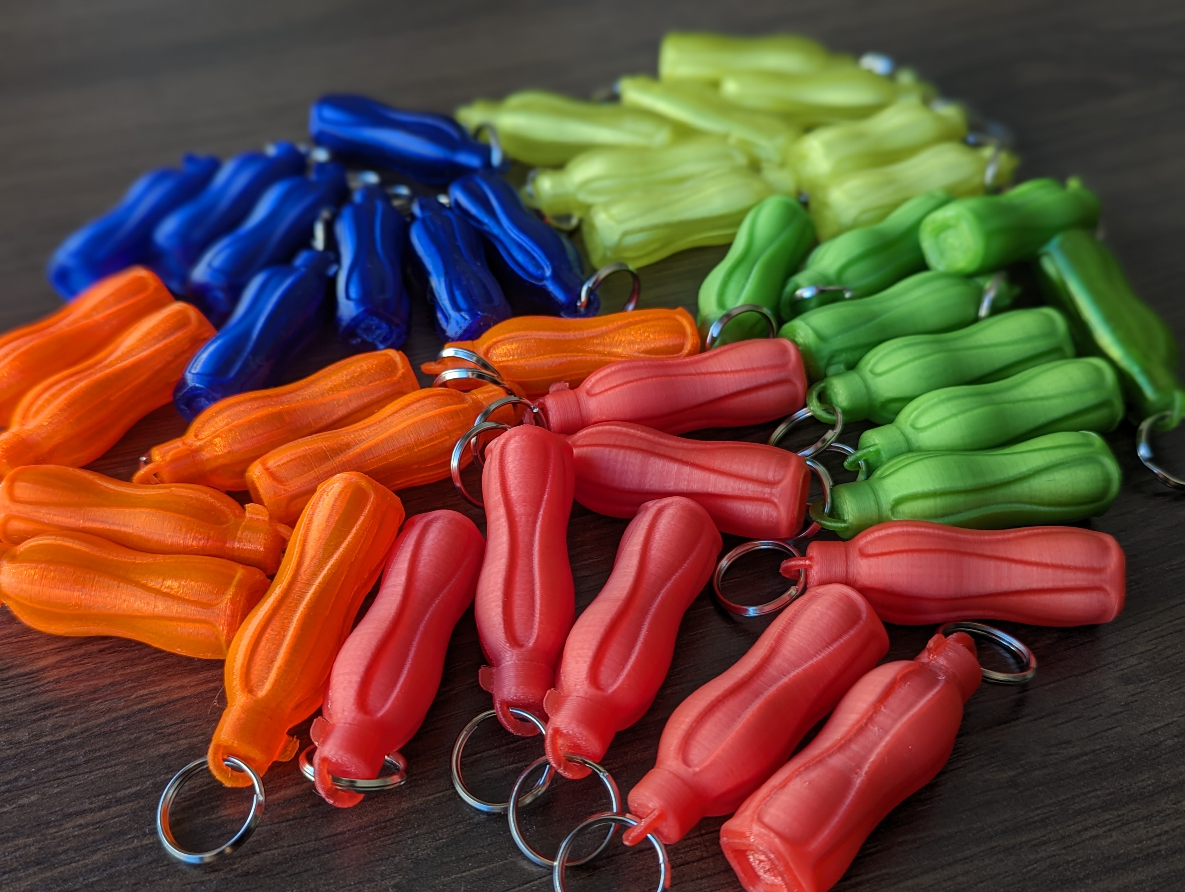 Tupperware Bottle (with Keychain version)