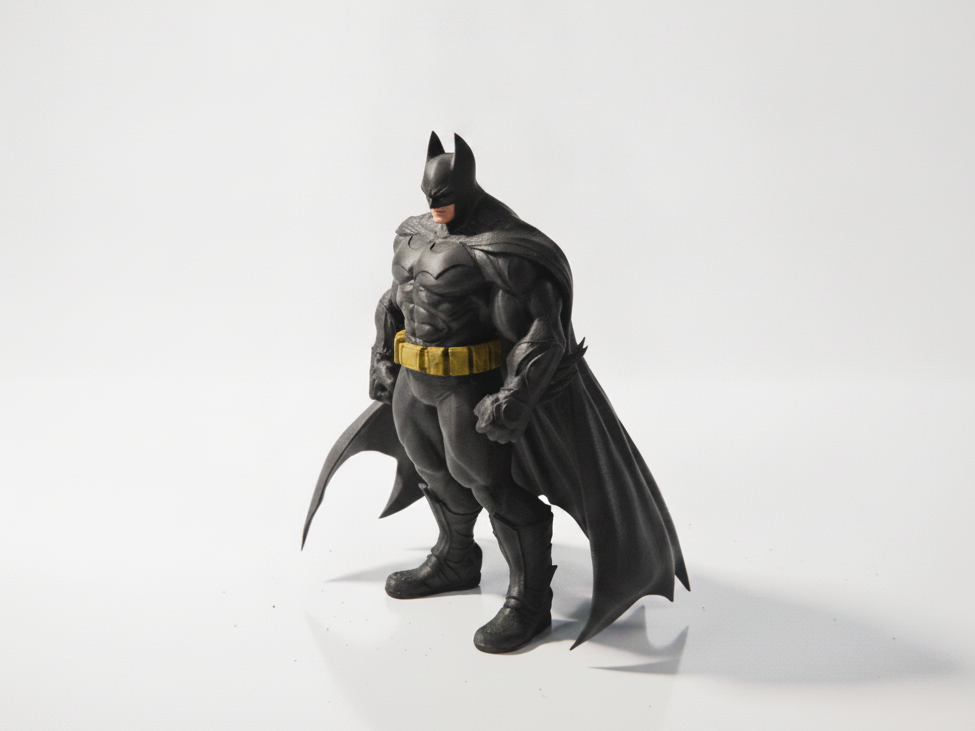 Buff Batman Figurine Superhero Collectible 3D Printable