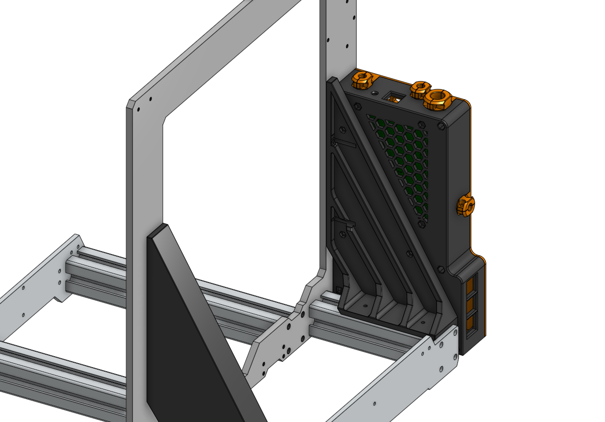 Prusa MK3/S Einsy Raspberry PI 4B/3B Enclosure With Support Brace By ...