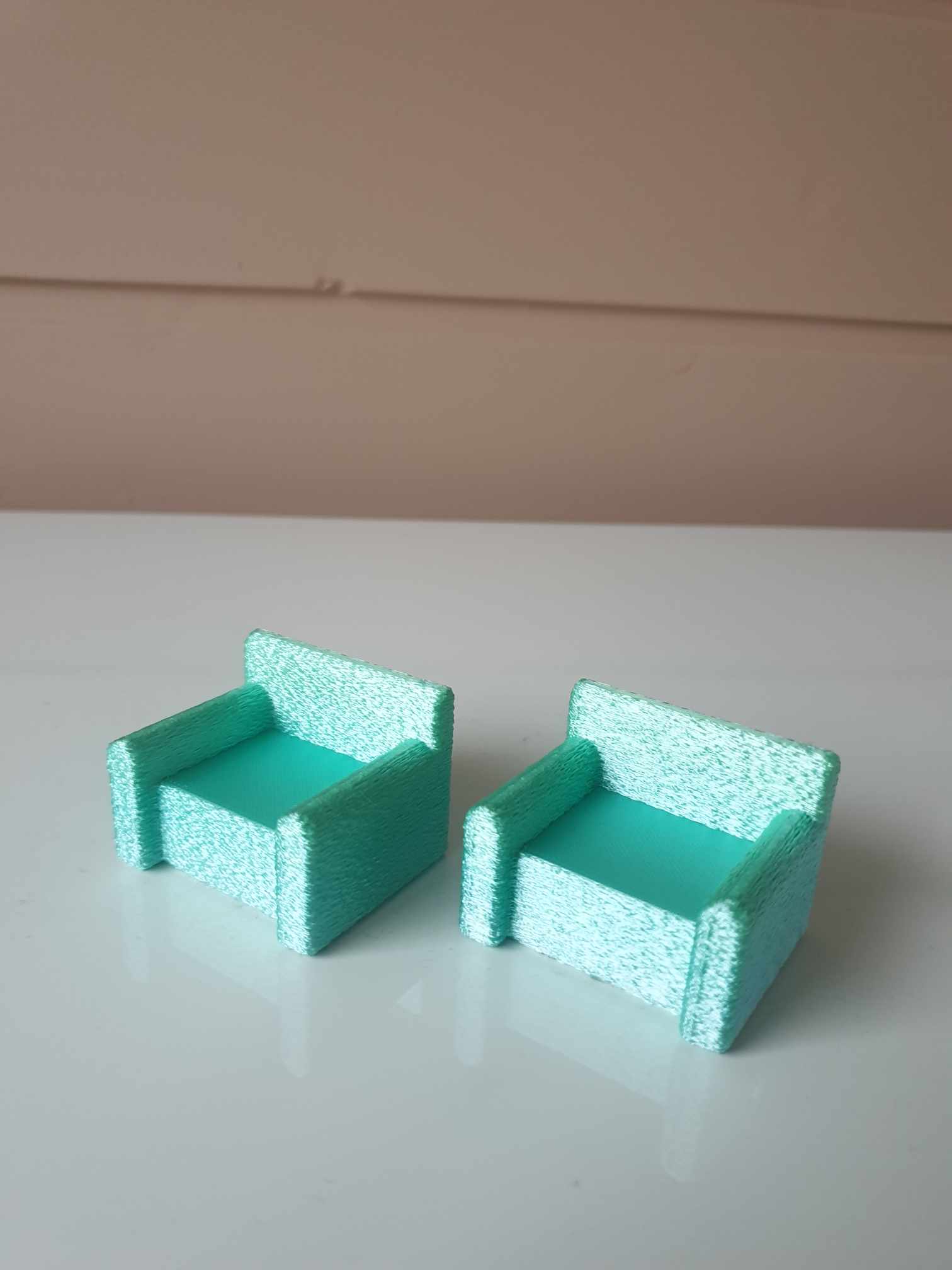 Dollhouse couch and chair by oyvindl download free stl model