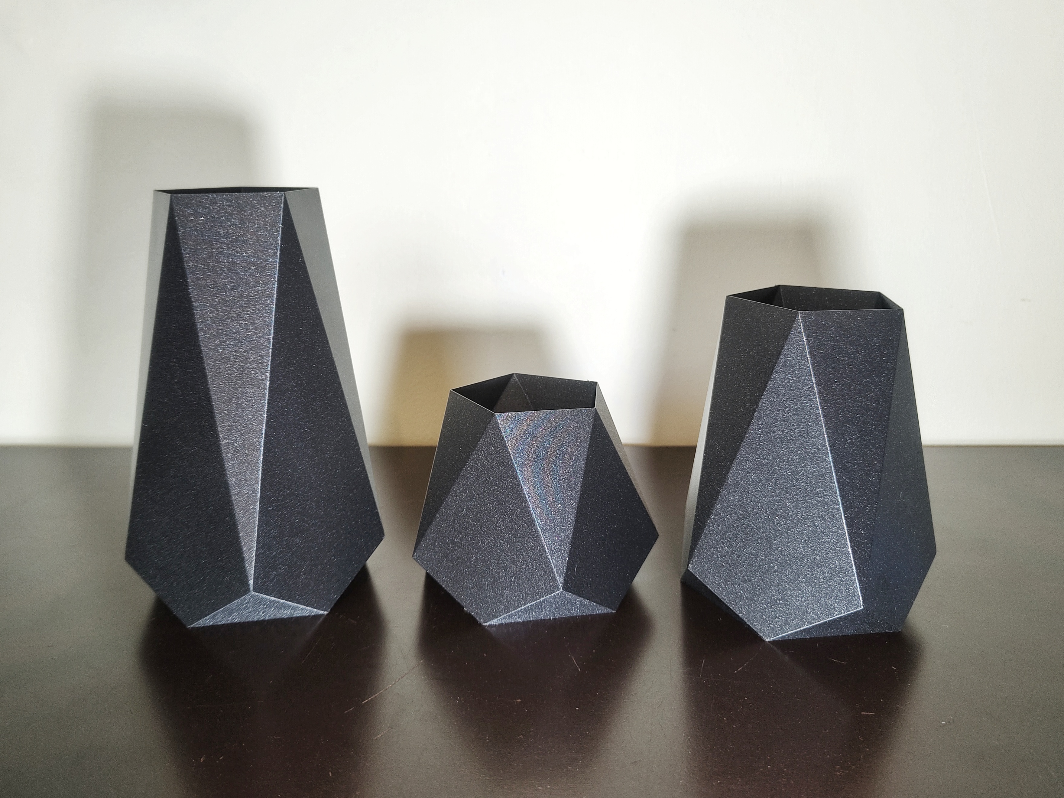 Simple Geometric Vase (Pentagon)
