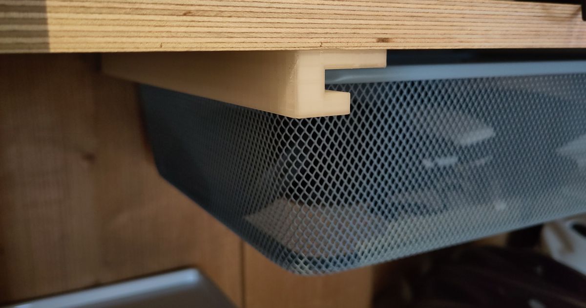 Ikea Trofast Rail by Stopper Download free STL model