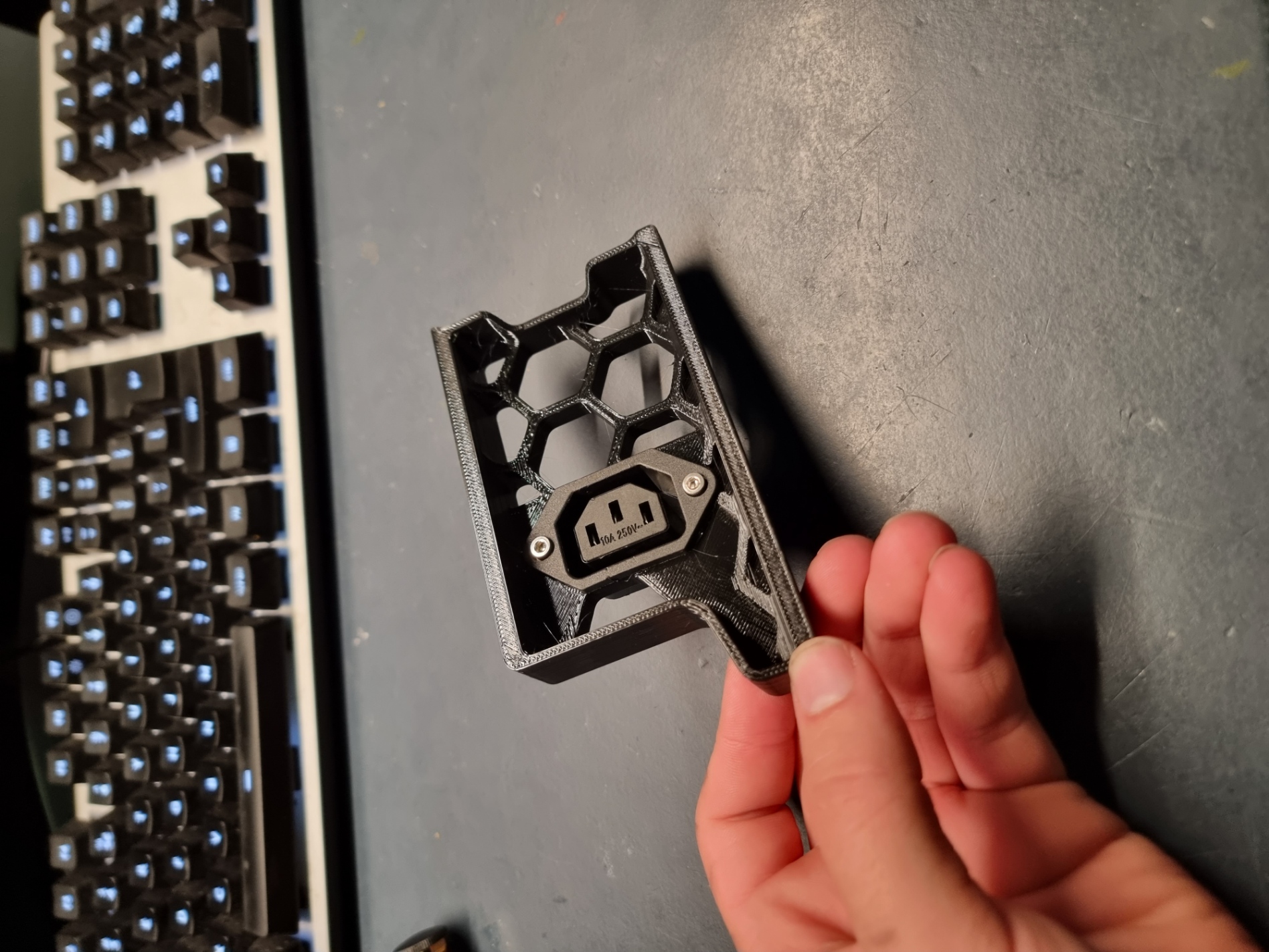 Voron 2.4 (350mm) skirt with power outlet