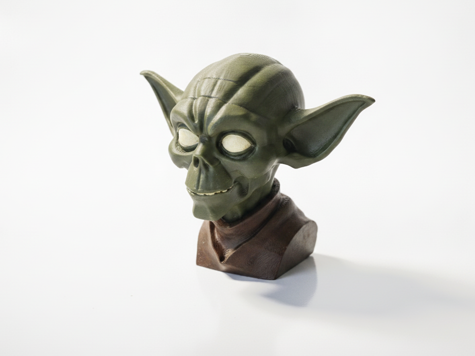 Skull Yoda Bust Star Wars Collectible 3D Printable