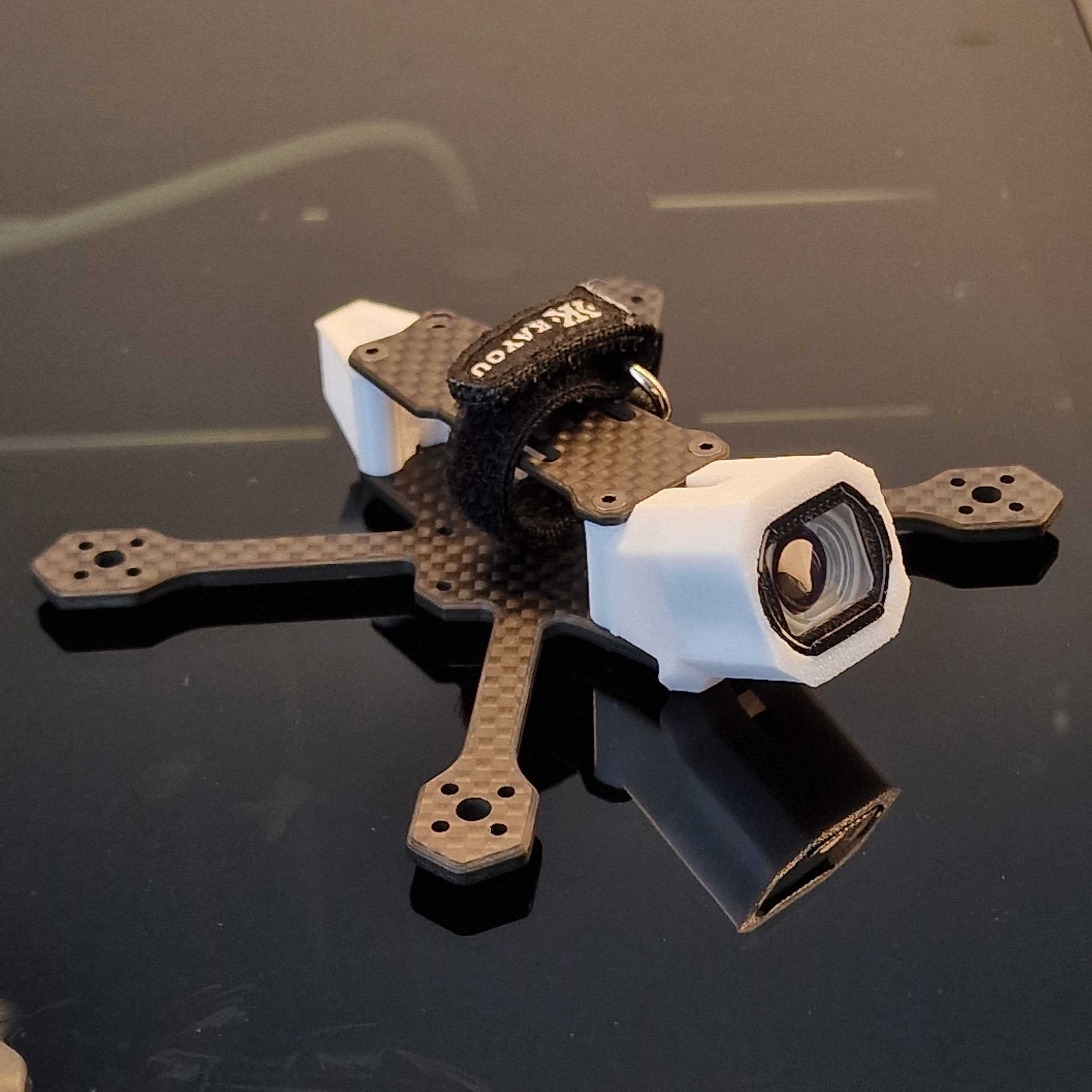 20+25 Degrees Kayoumini Mount for Flywoo DJI O4 Lite Wide-Angle Lens