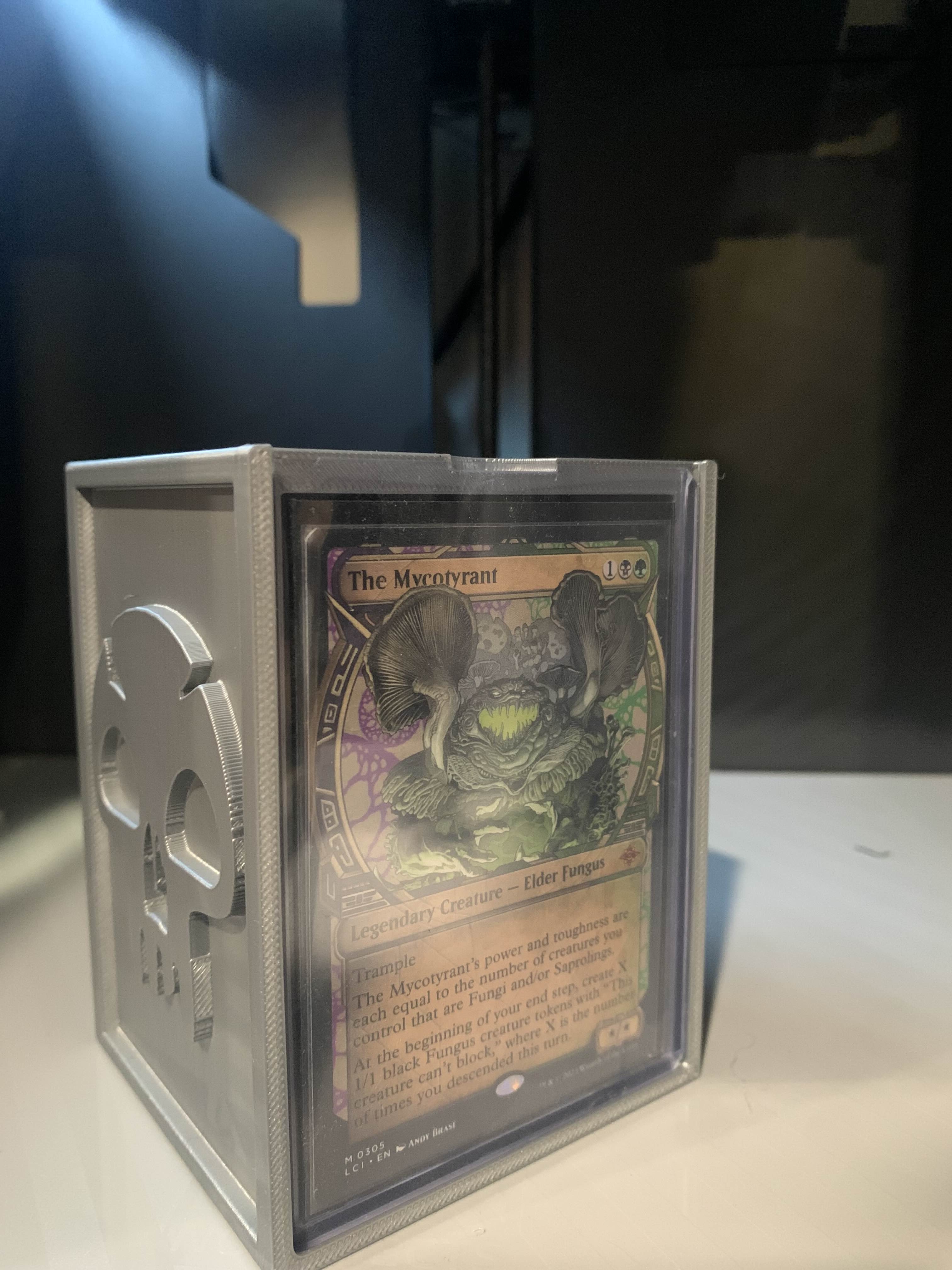 MTG EDH Black Mana Deckbox