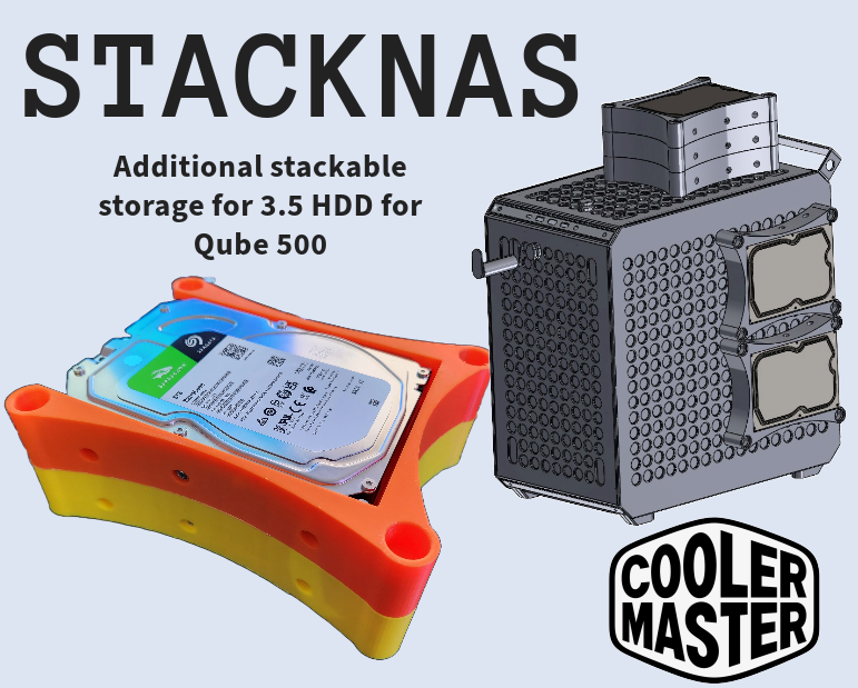 StackNAS - Stackable HDDs for Qube 500