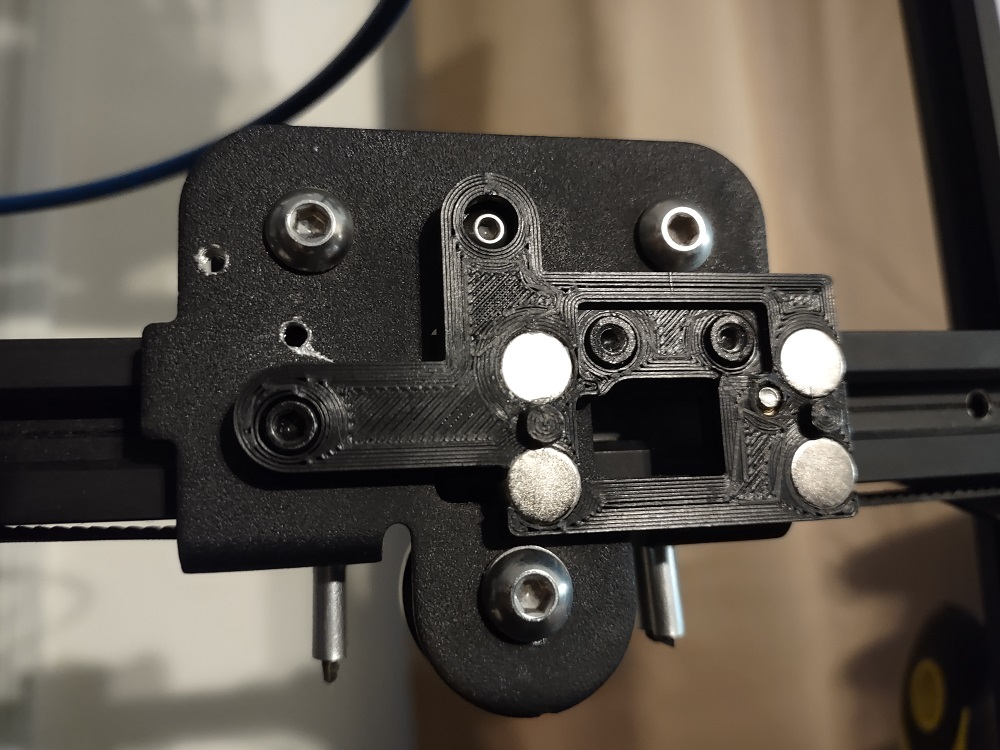 Voxelab Aquila Hero Me Gen7 Magnetic Gantry Adapter 3D model thumbnail