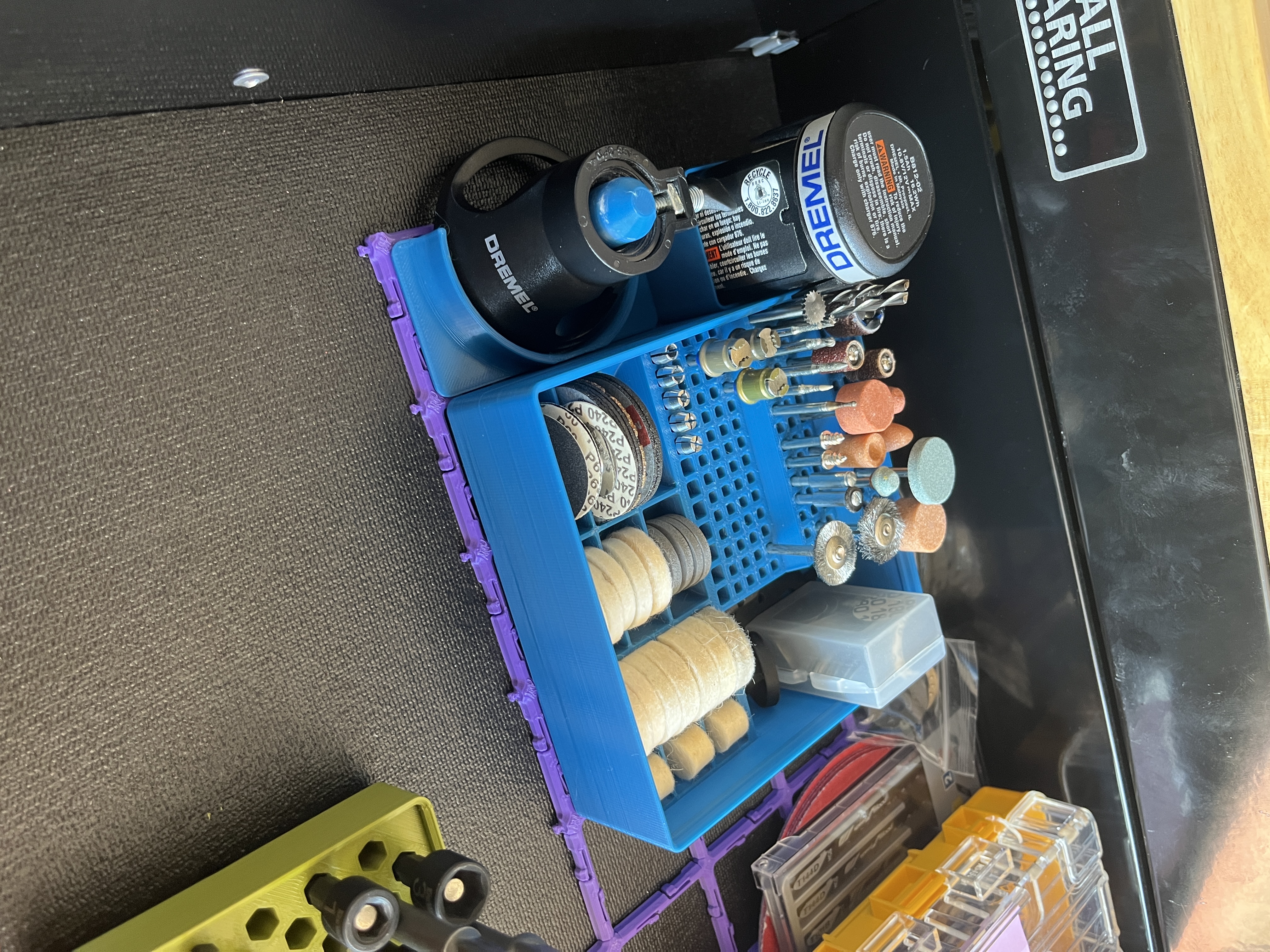 Gridfinity Dremel Bit Caddy