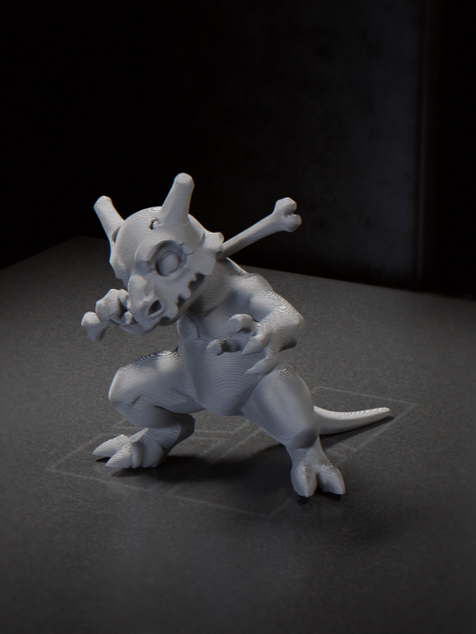 Dino With Bone Figurine Animal Collectible 3D Printable 3D model