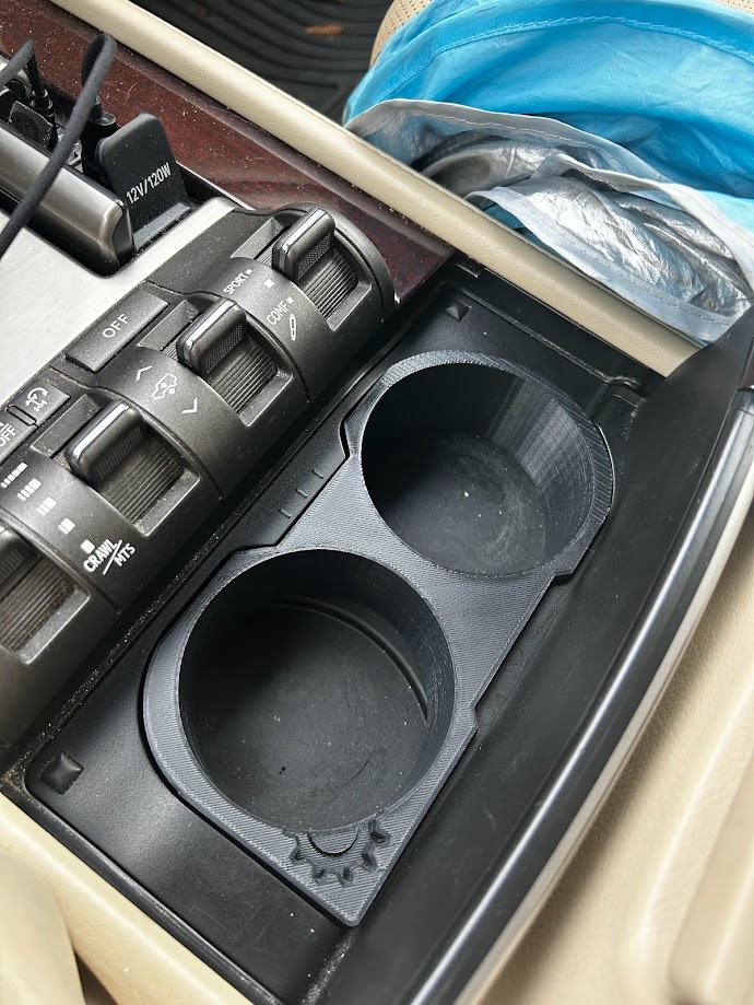 LX570 Cup Holder Insert