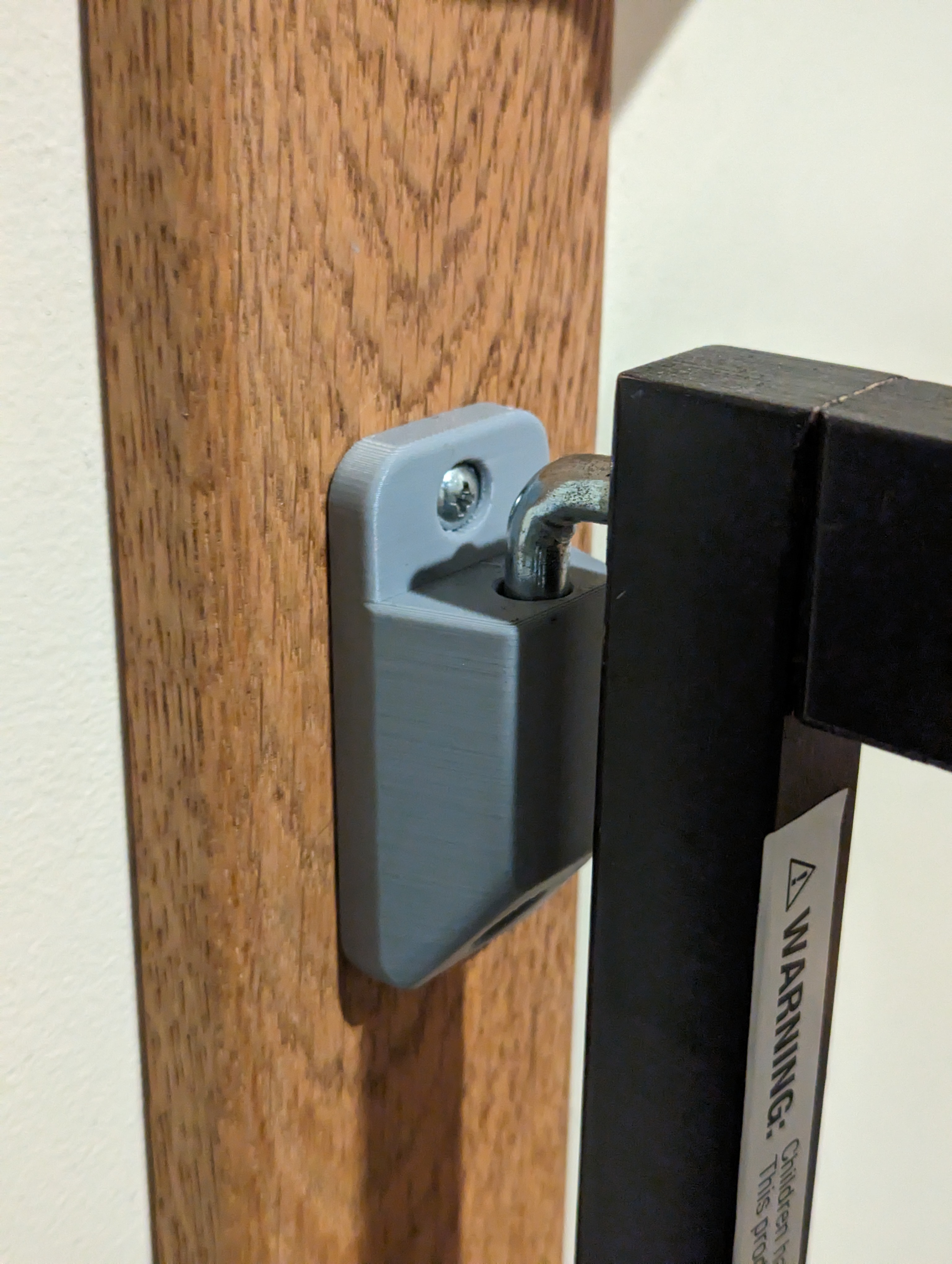 Stair Gate Hinge/Bracket by tsylatac Download free STL model