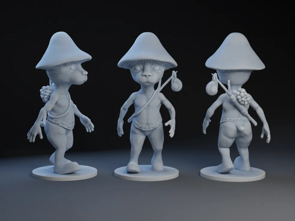 STL file SMURF CAT - SMURF MEME 🐱・Model to download and 3D print・Cults