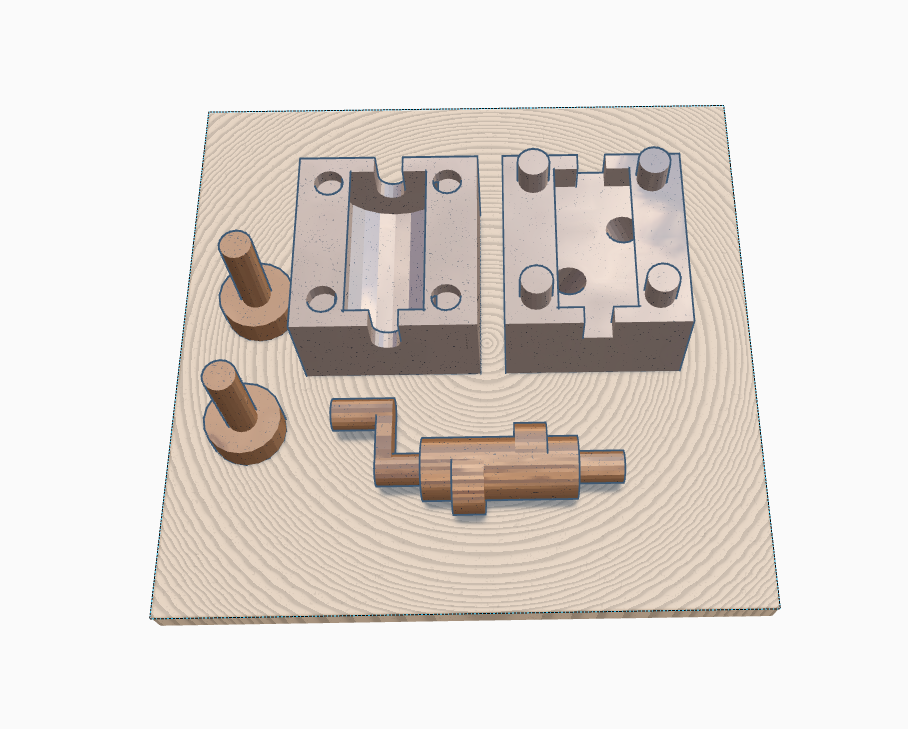 Simple 2 piston engine V2.0 Updated by Mike Download free STL model