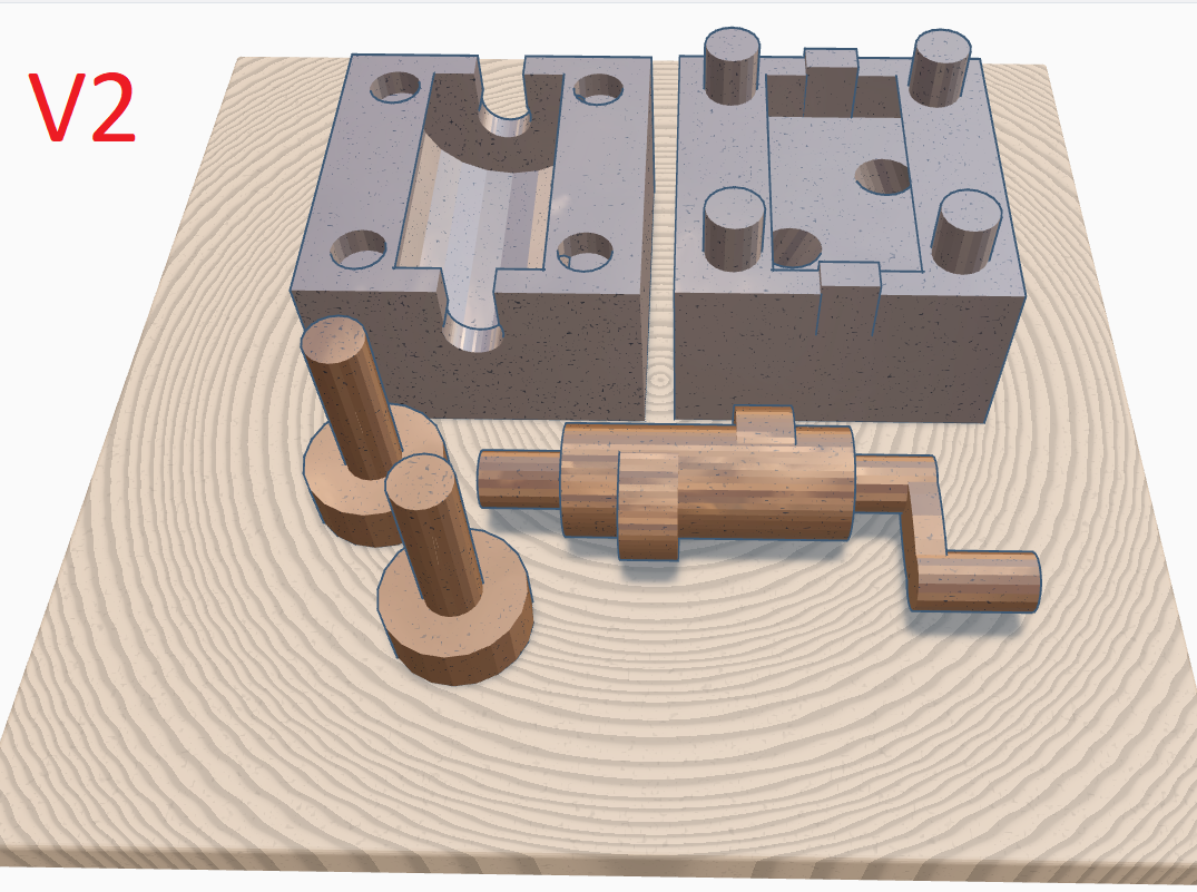 Simple 2 piston engine V2.0 Updated by Mike Download free STL model