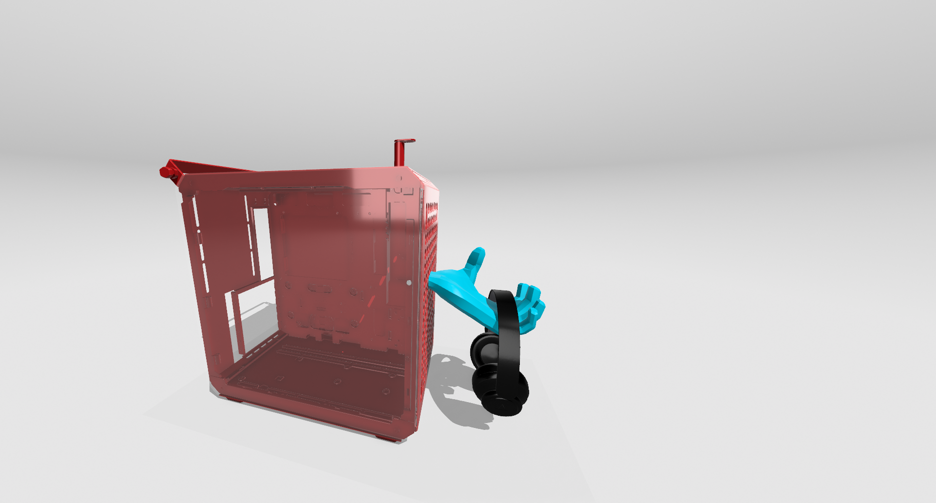 The Hand (Lowpoly) (Cooler Master Qube 500 PC case addon)