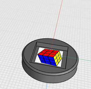 Miniatura 2 do modelo 3D rubiks cube holder