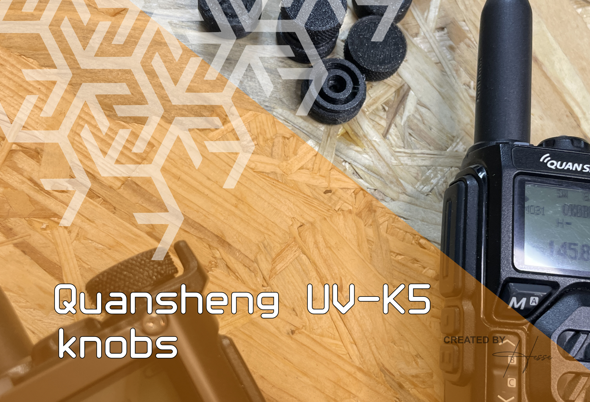Quansheng UV-K5 knobs - Knoflík pro Quansheng UV-K5