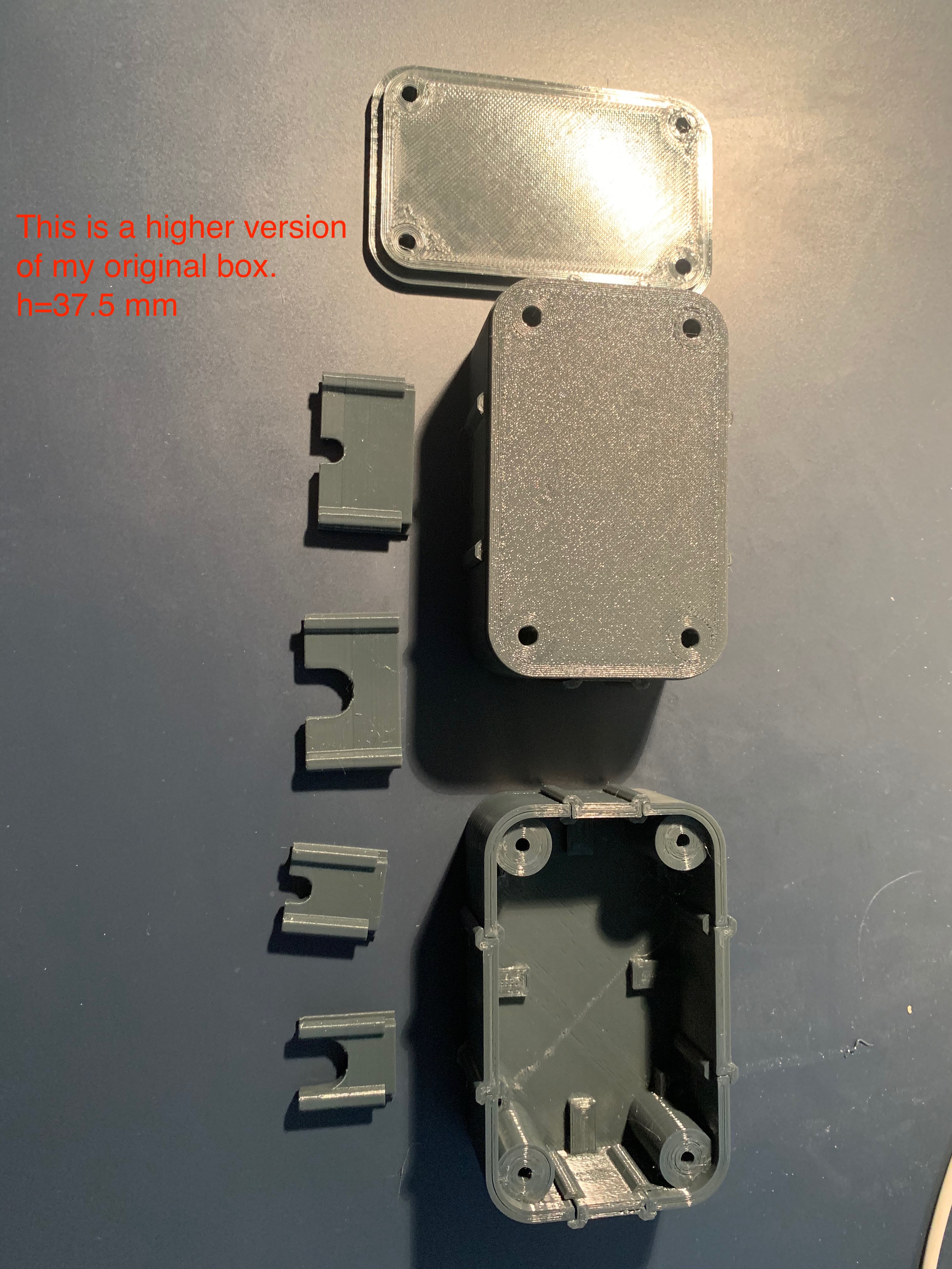 Electrical box (height 37.5mm)
