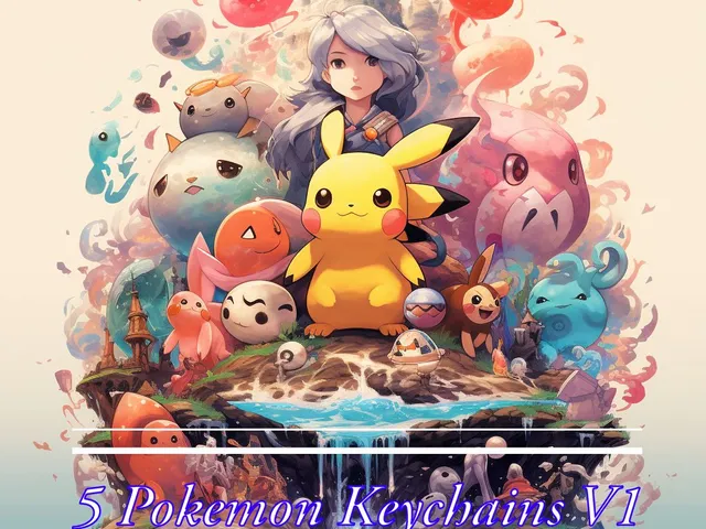 Pokemon keychain! V1 | 5 different characters! Follow Please!