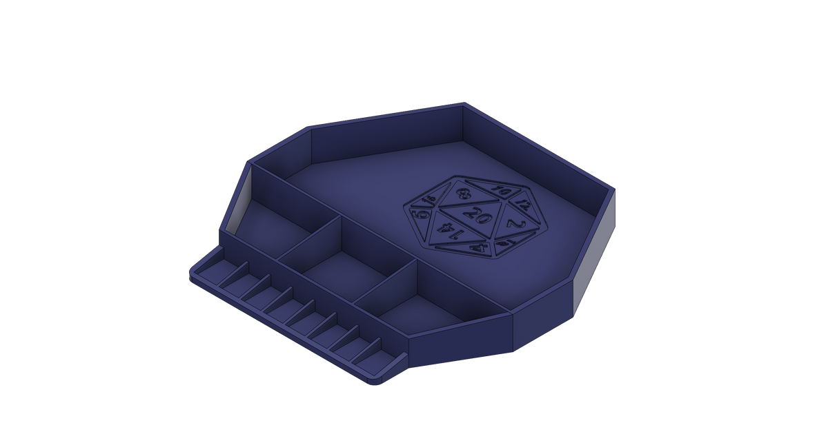 Dice tray RPG by Lepuil Download free STL model