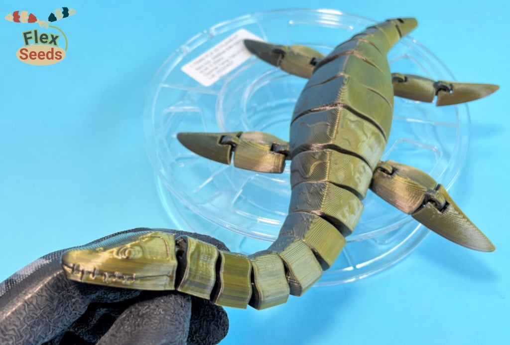 Flexi Plesiosaurus(print-in-placeiosaurus) — miniatura 11