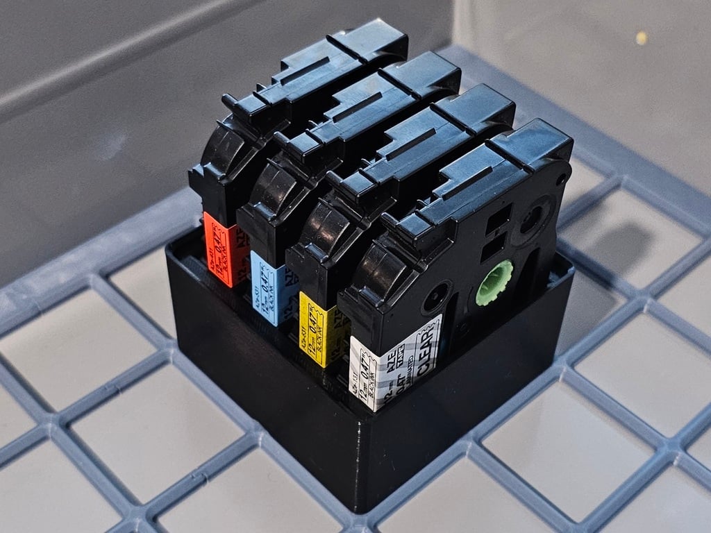 Gridfinity bin for Brother TZe Tape 12mm,18mm,24mm