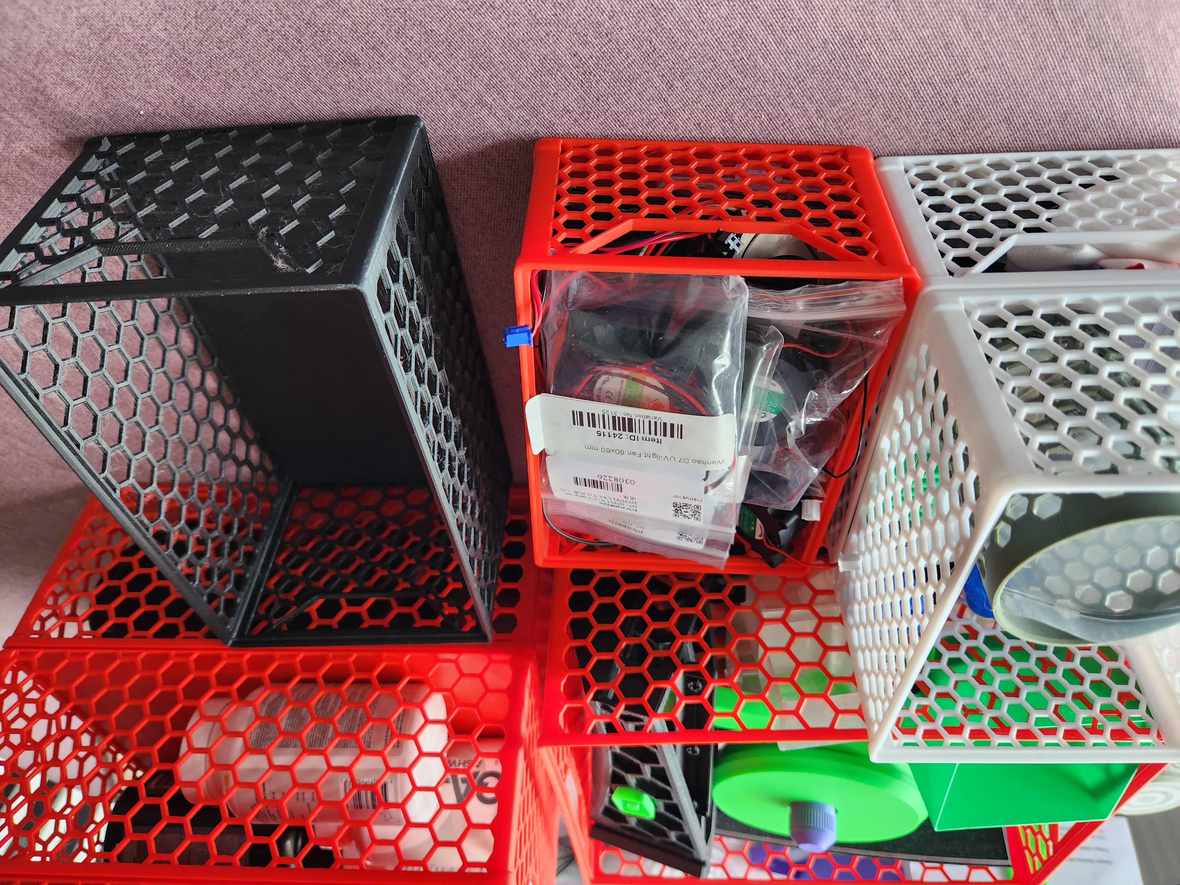 Hexagon Storage Boxes Stackable