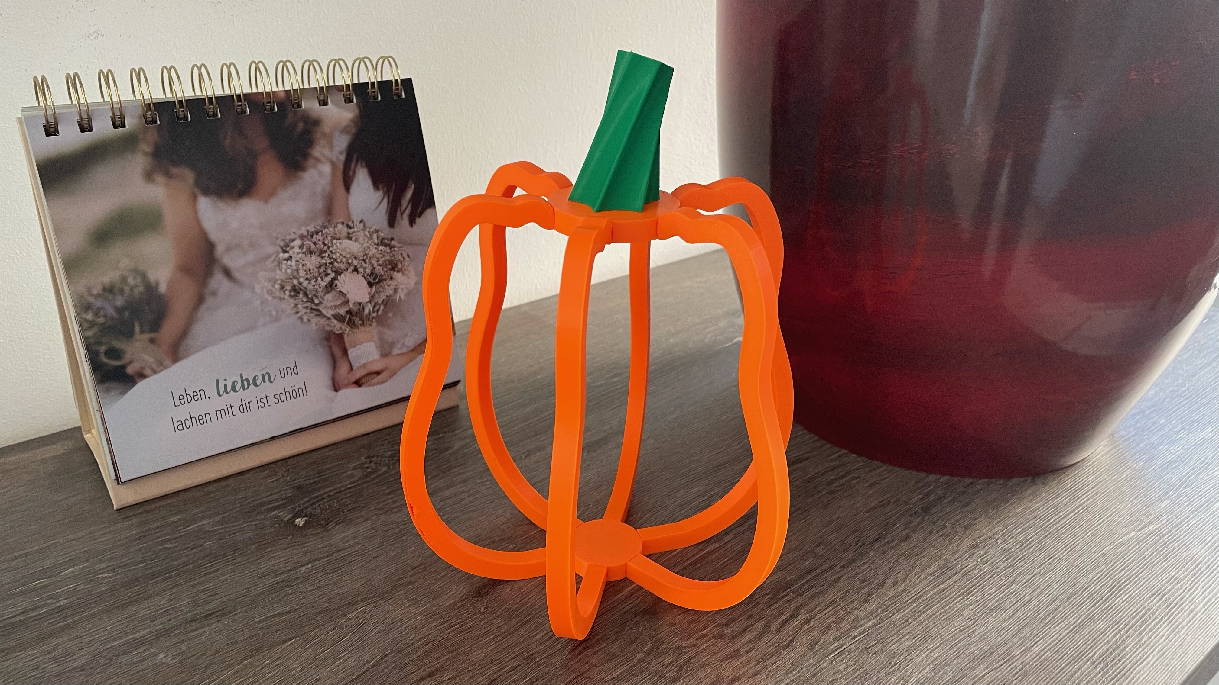 Sliced Pumpkin - Autumn and Halloween decoration (3 versions) // Kürbis in Scheiben - Herbst und Halloween Deko (3 Versionen)