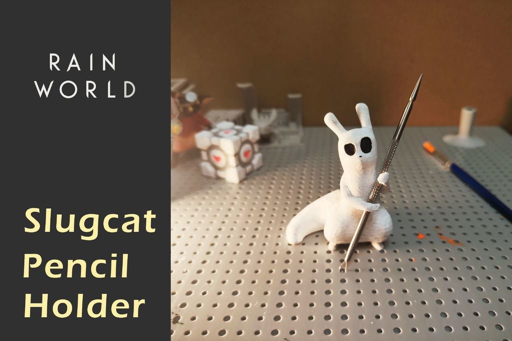 Rain World Slugcat Pencil Holder por