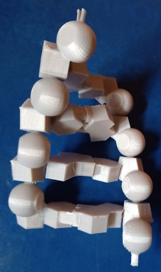 DNA Model for teaching the blind