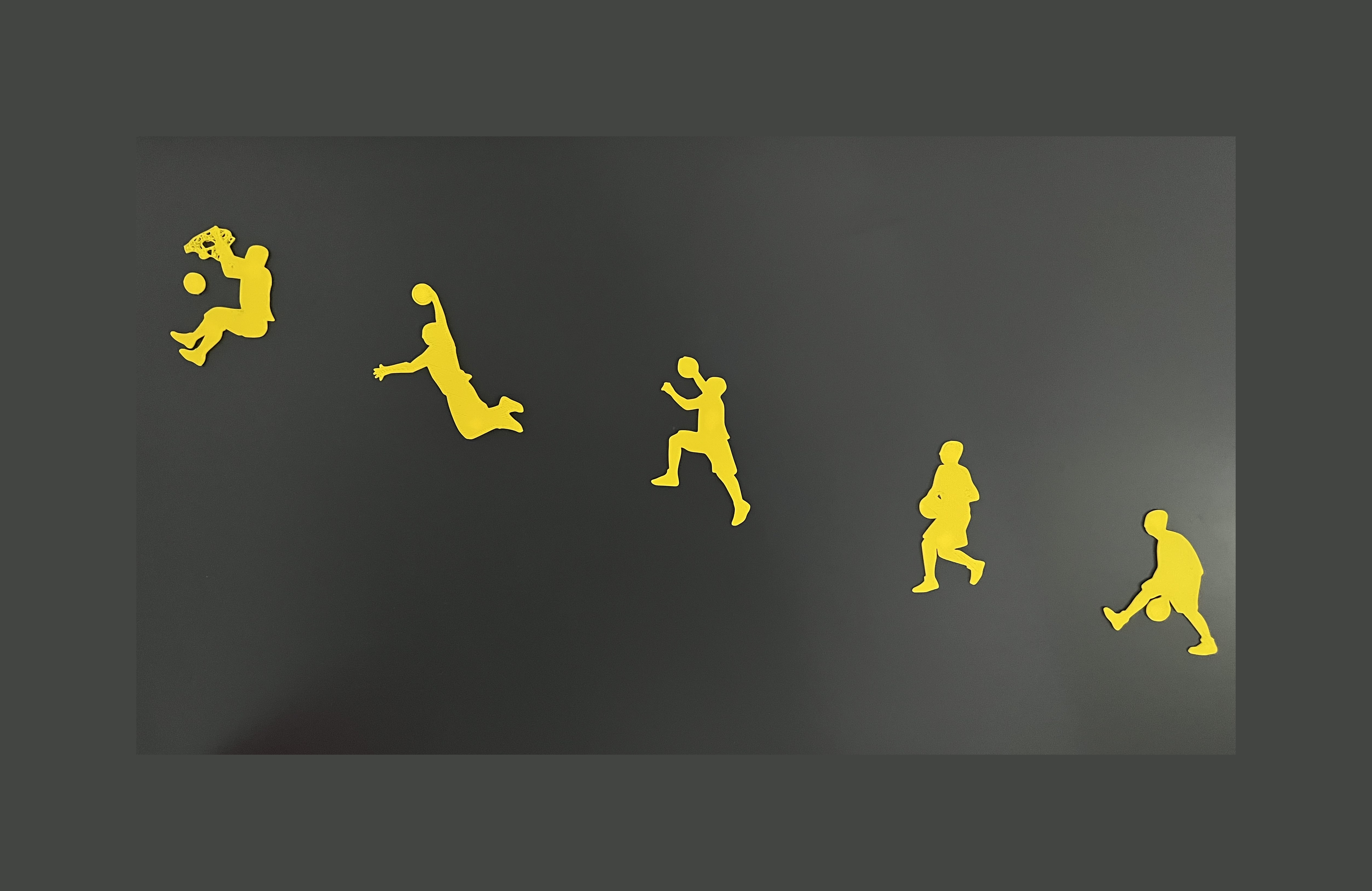 "Basketball Player in Action" Wall Art #1