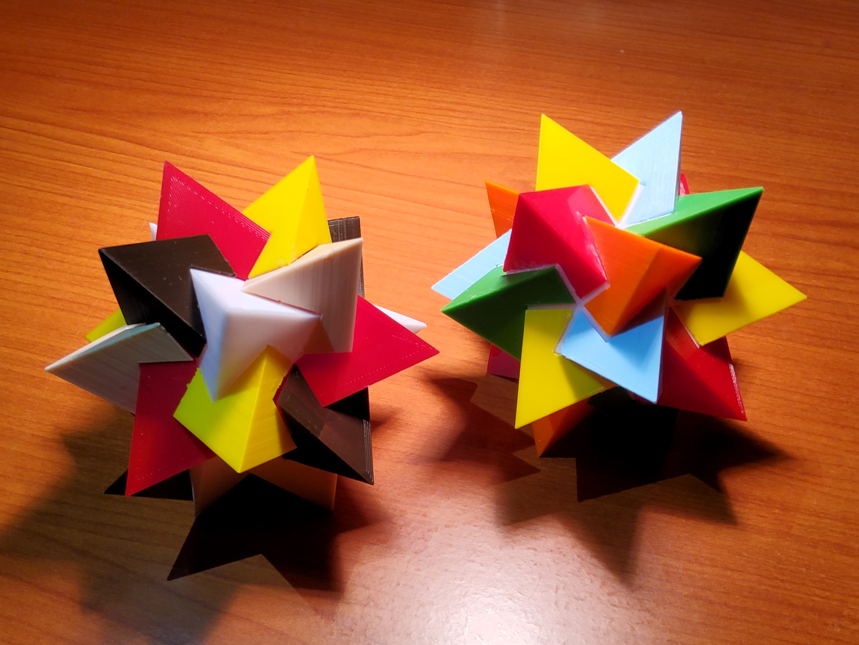 Compound of five tetrahedra