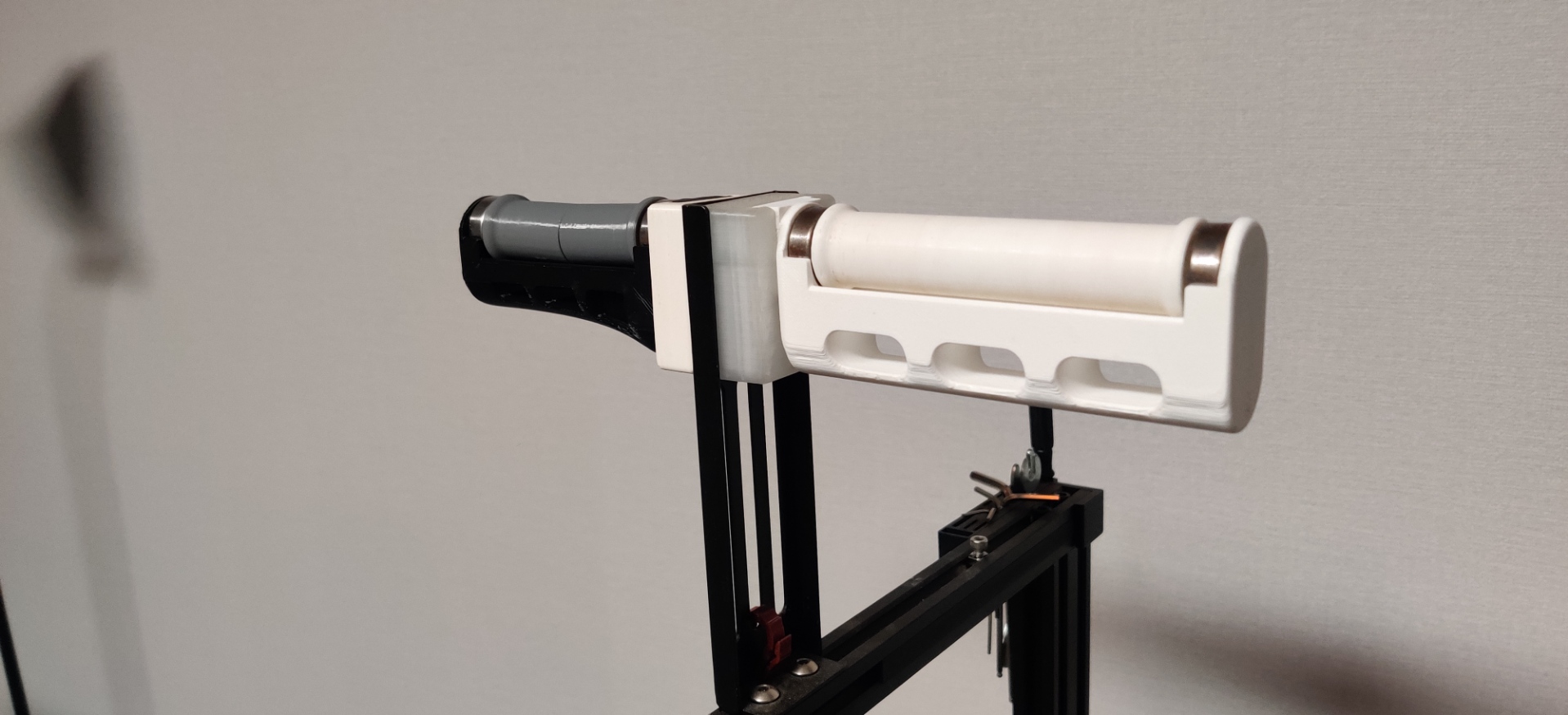 Filler double Slot Adapter for Original Creality Ender 3 (& other) Spool Holder 3D model thumbnail