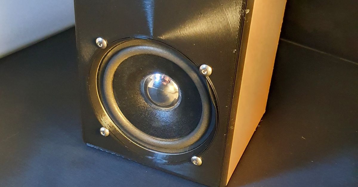 3" Speaker Housing by smartroad Download free STL model