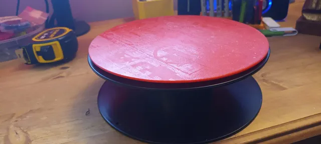 Parametric filament spool turntable